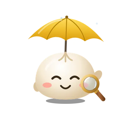 Ky with a yellow umbrella